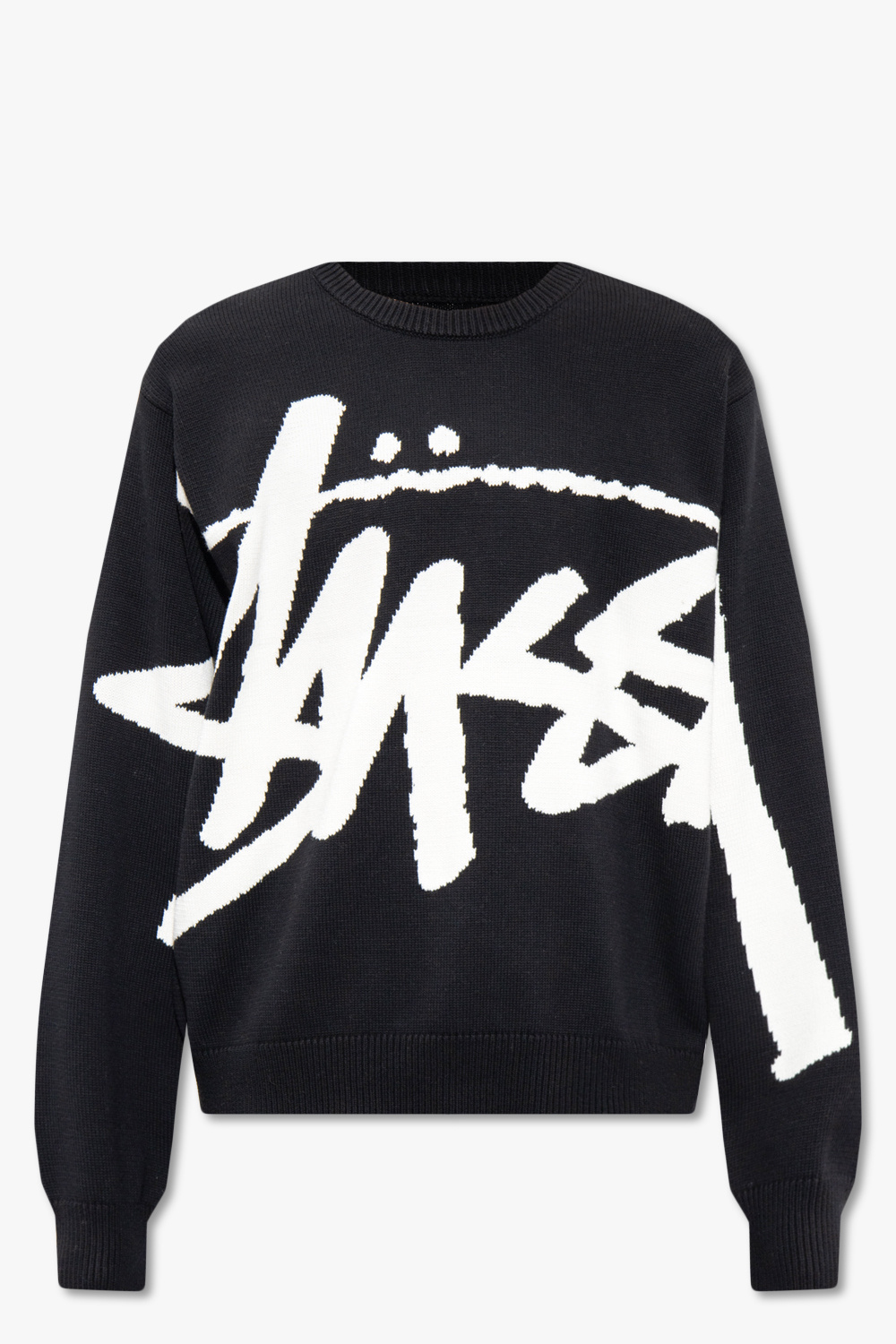 Black Sweater with logo Stussy - Vitkac Canada